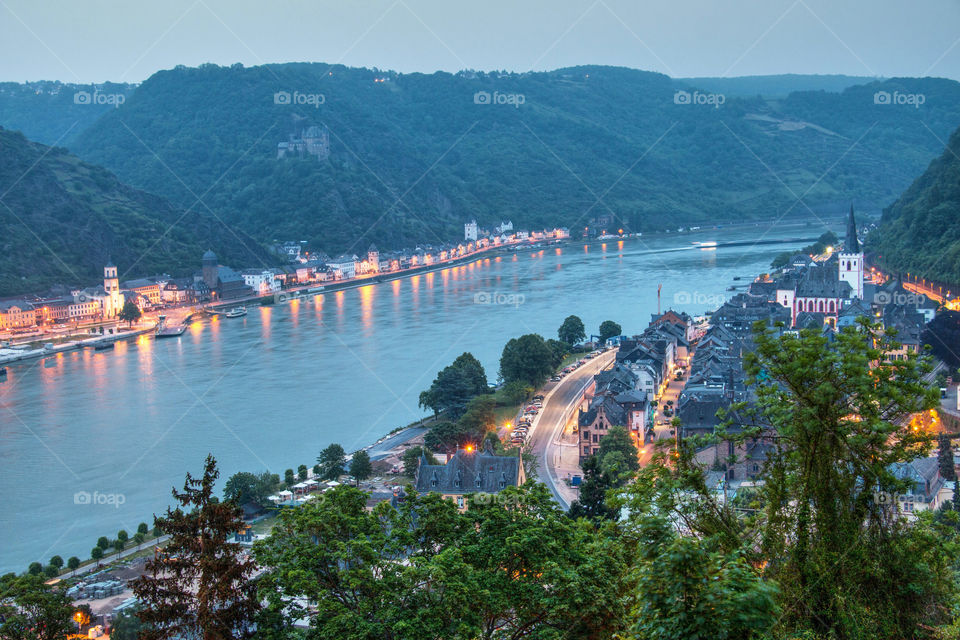 The Rhine at dawn 