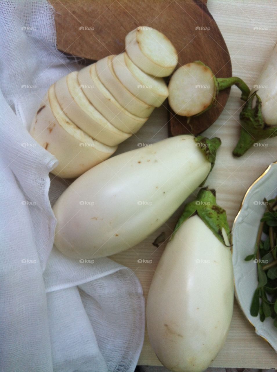 White eggplant 