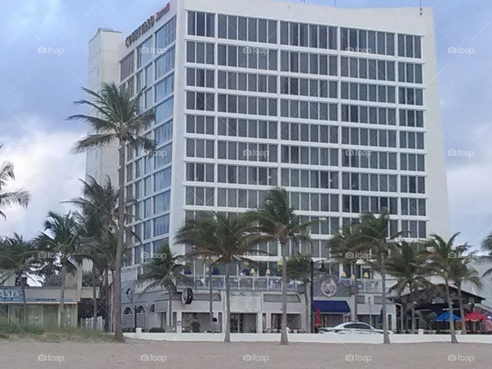 The hotel in ft Lauderdale FL my ex was staying at for training on our first Christmas while he left me in CT