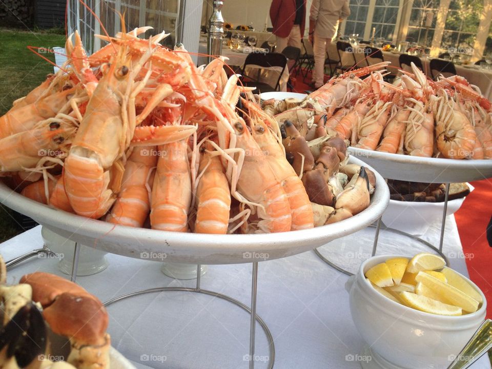 Seafood, crayfish, Shropshire, crab, dinner