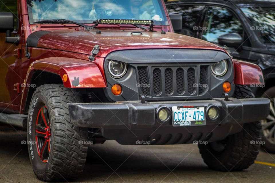 Angry jeep