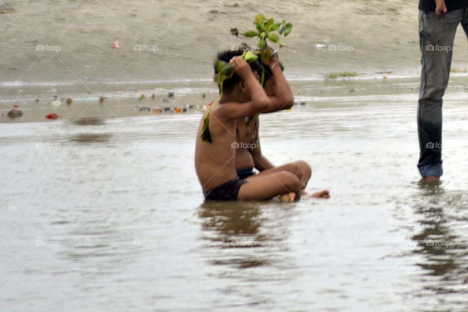 children enjoying summer