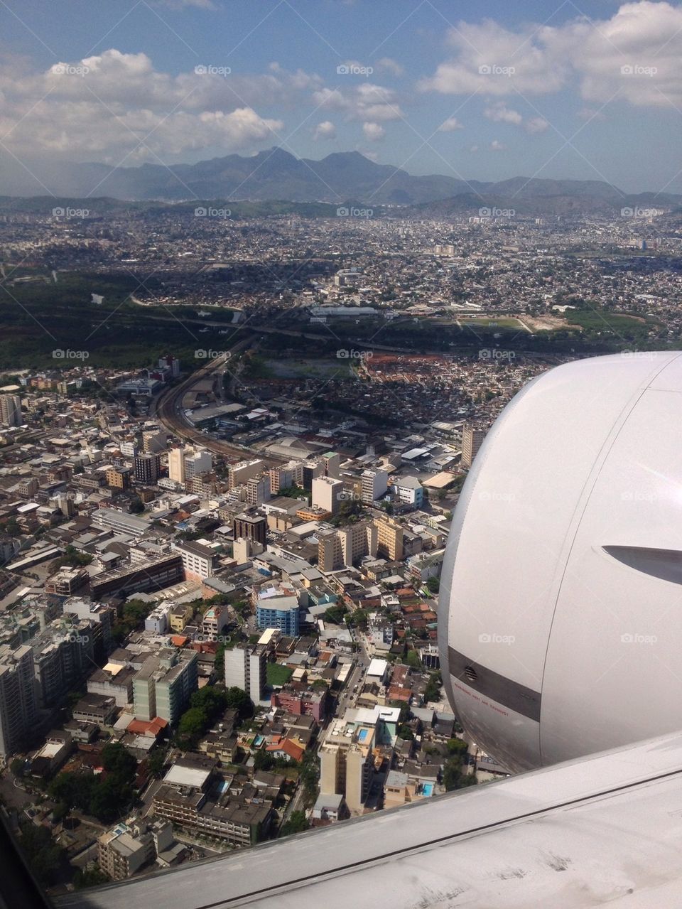 Approach to Rio de Janeiro flight 129 United IAH-Rio