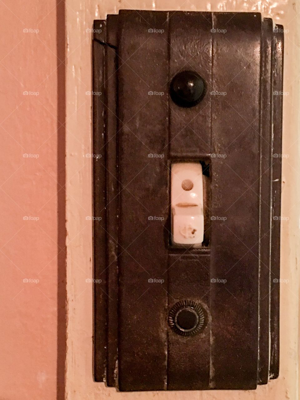 Art Deco period electrical light switch 