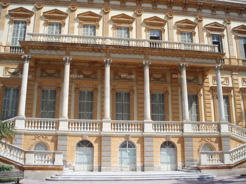 An old palais in Nice, France.