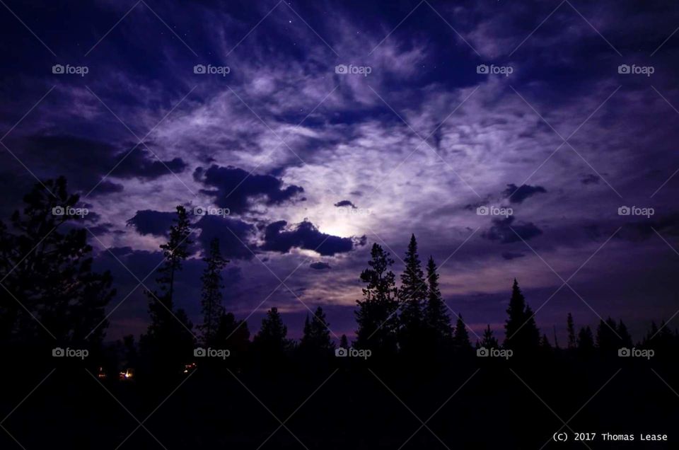 Purple Night Sky, Steamboat Springs CO