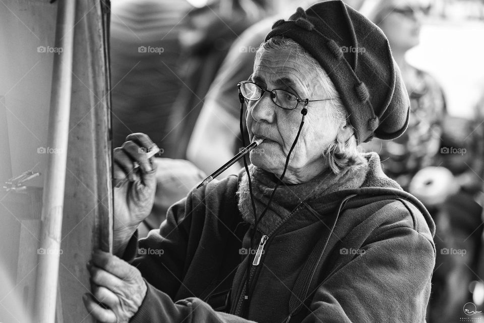 The Artist on the Street in Paris 