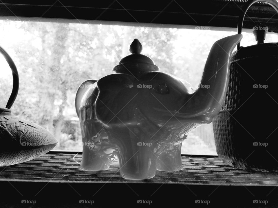 Ceramic Elephant Teapot