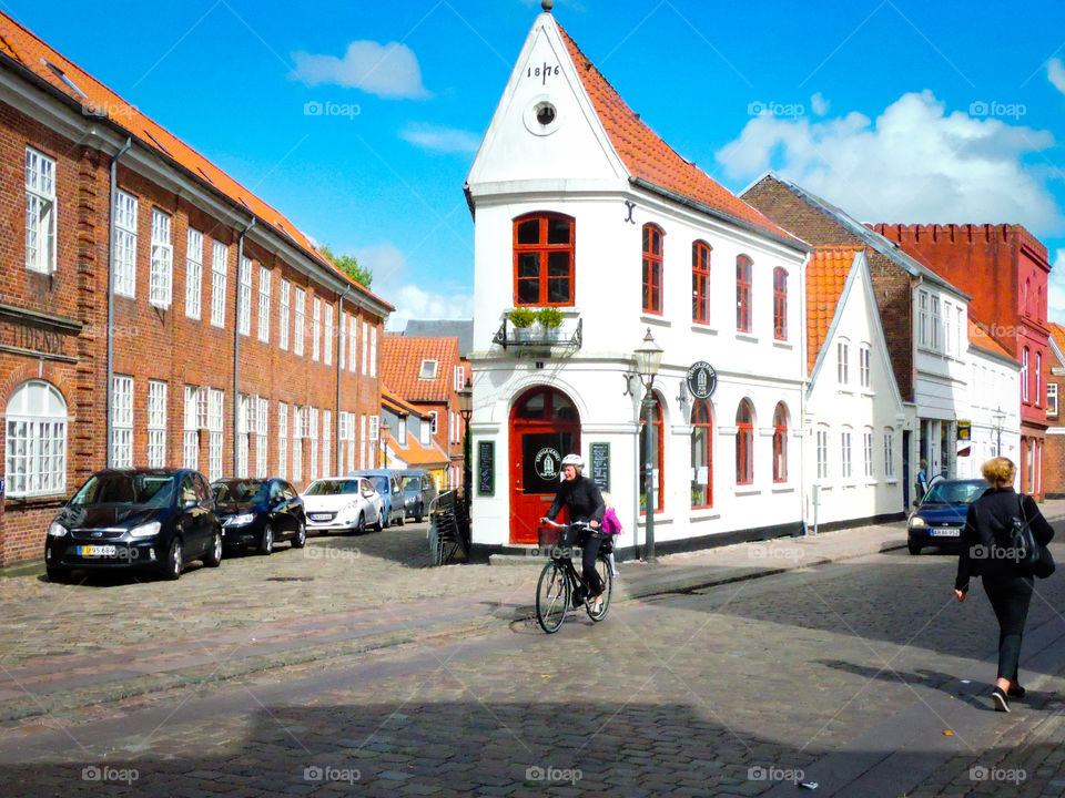 Ribe town, Denmark.