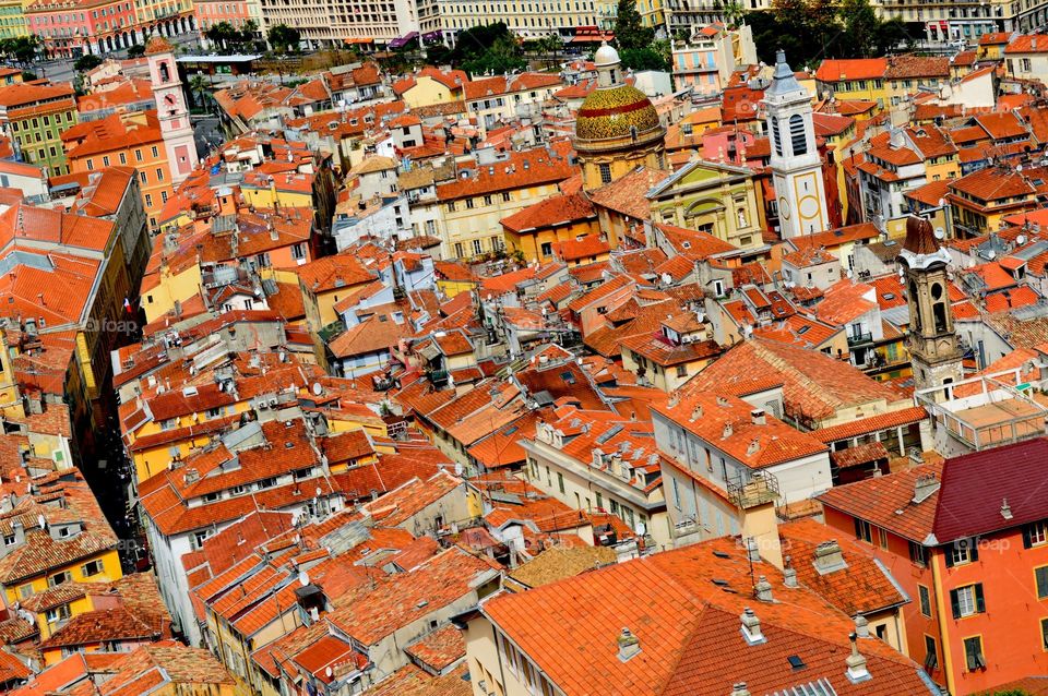 Old Town of Nice Cityscape