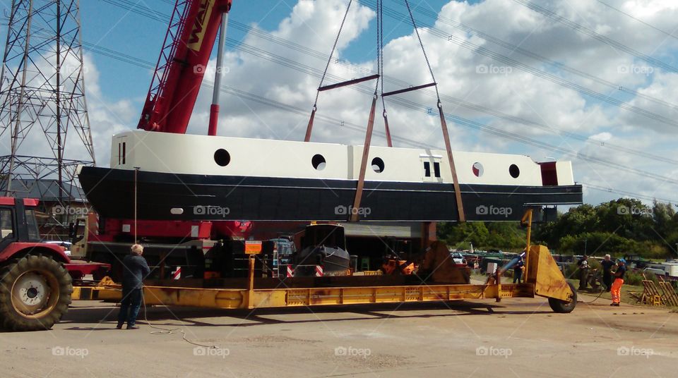 craning boat