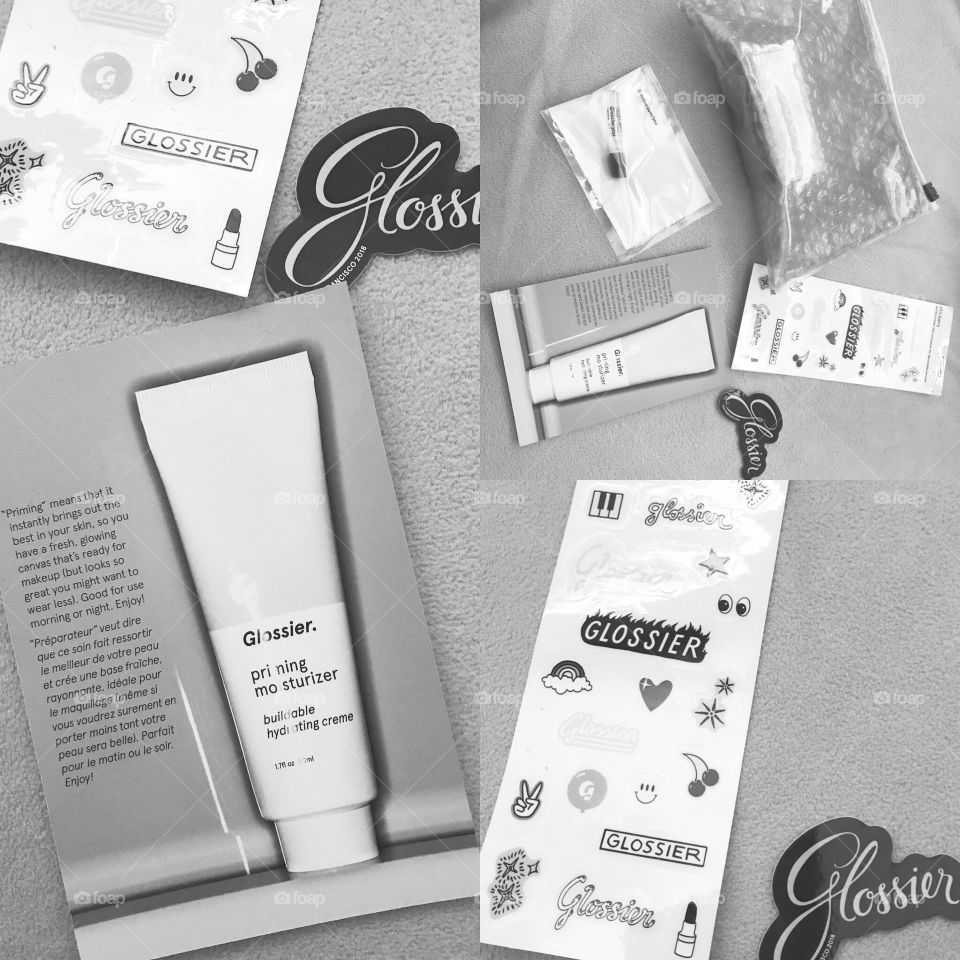 Stickers & Swag at Glossier SF Pop Up