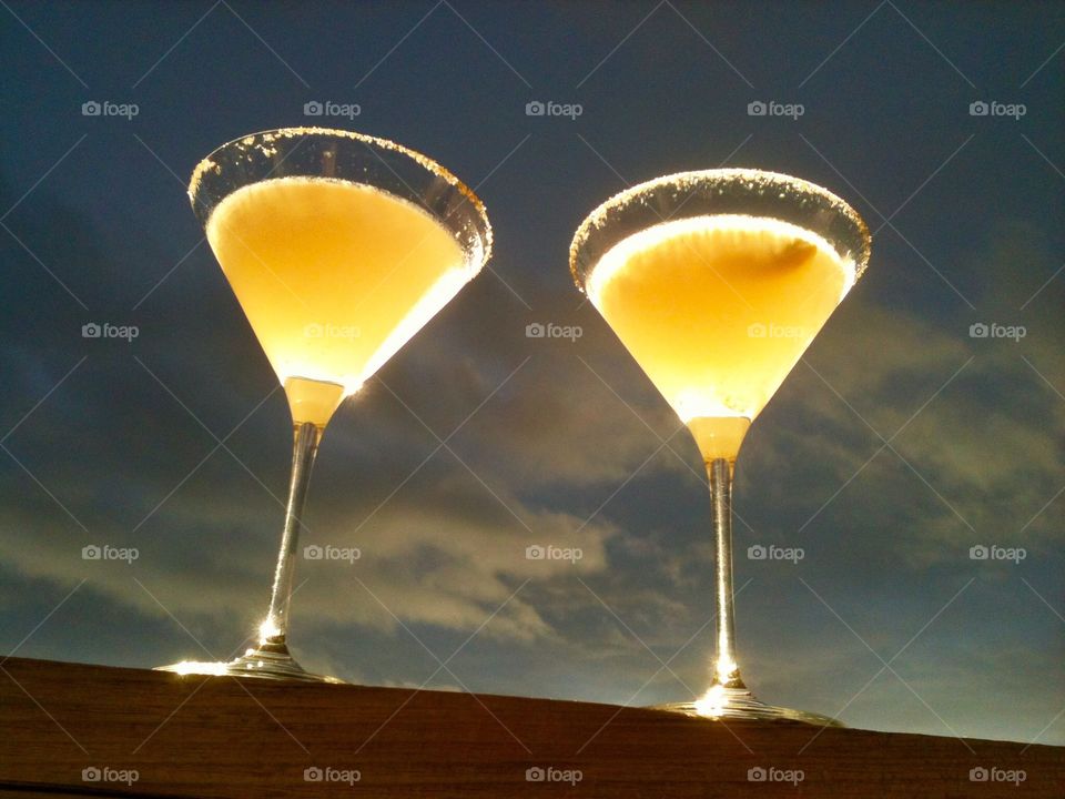Martinis in the dark 