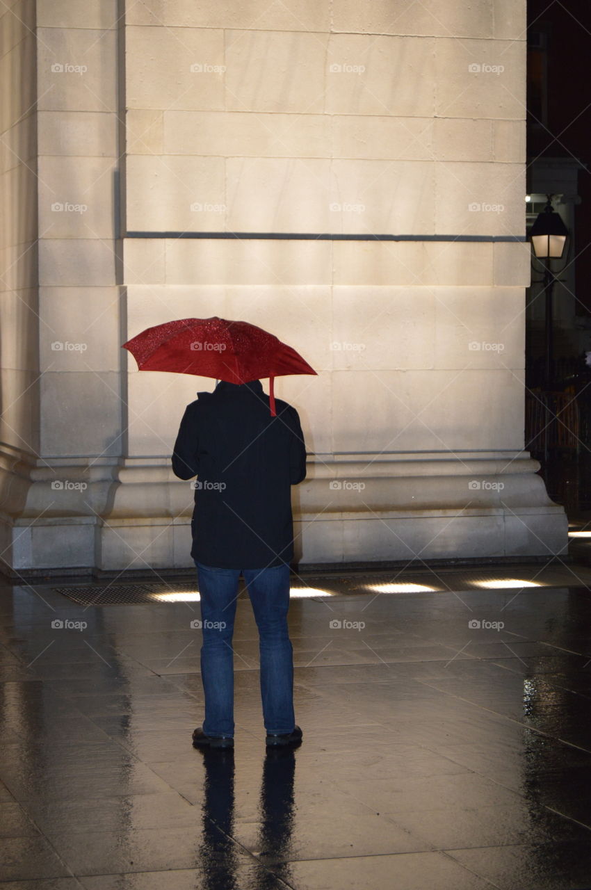 red umbrella