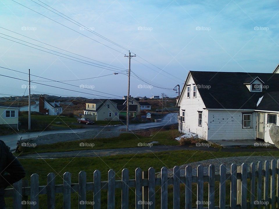 The town of Peggy's Cove.