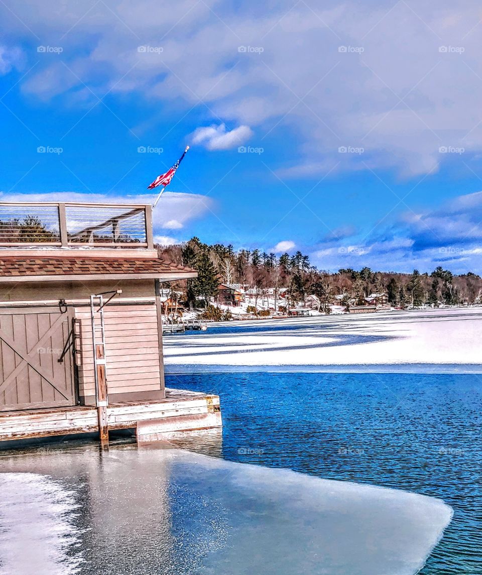 Boathouse in Winter!
