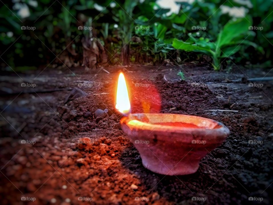 photo of dipak clicked on diwali