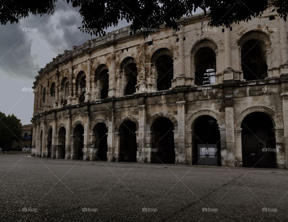 Amphitheater in Nîmes, France