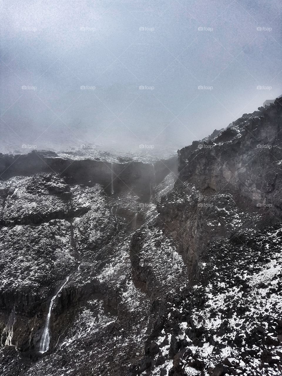 Ruapehu water falls