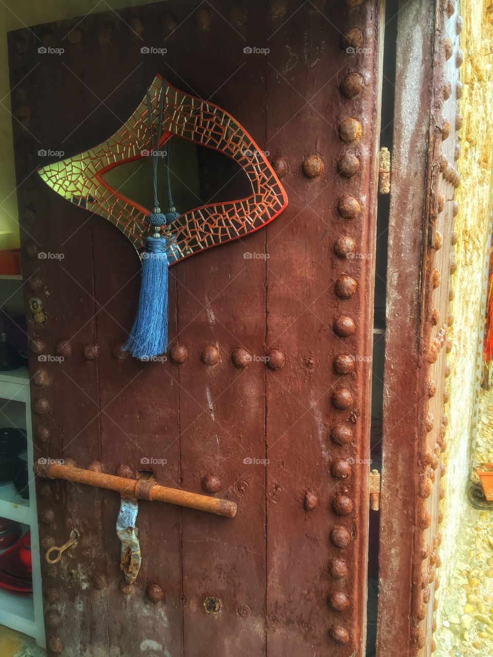 Door, Iron, Old, Rust, Wood