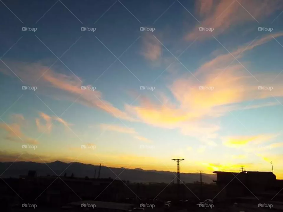 cloud shining in sky