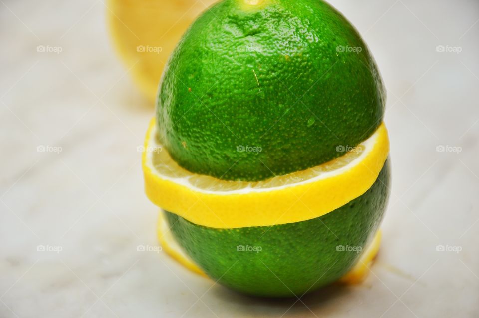 Lime . The lime fruit 