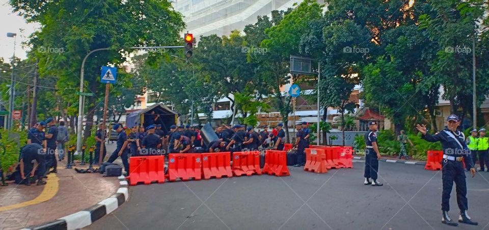 police preparations to handle demonstrations