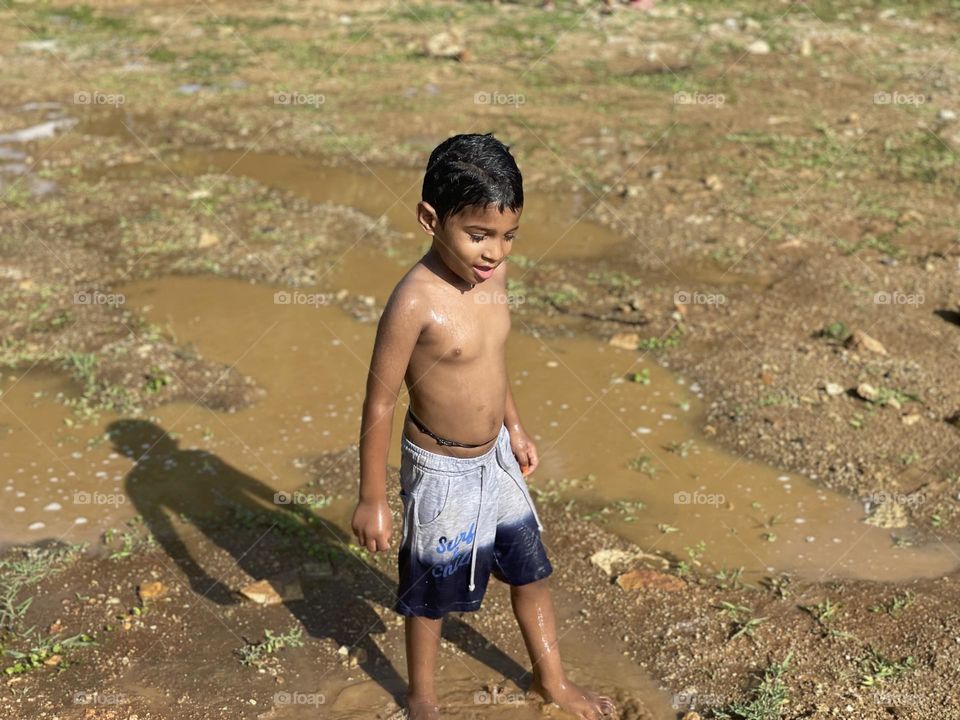Portrait of a Happy boy