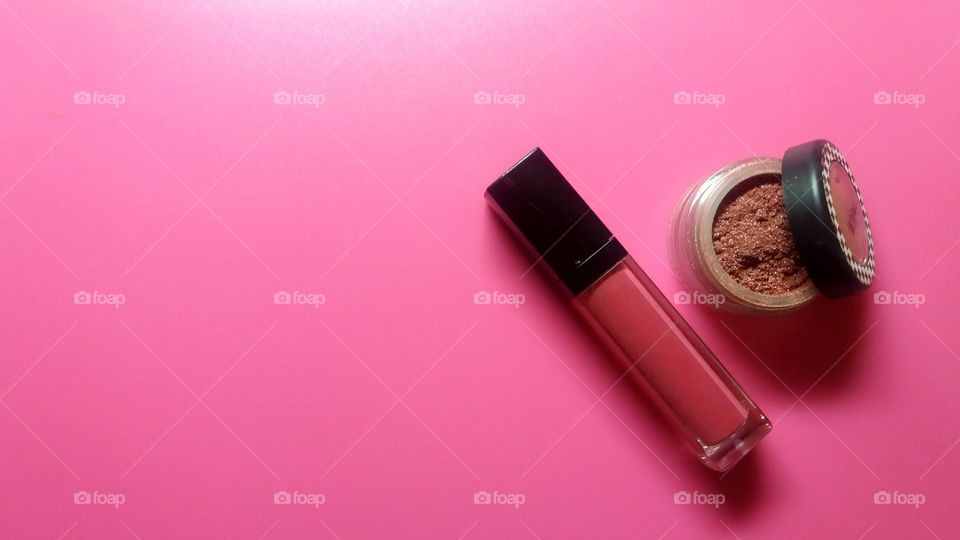 Lipstick and compact