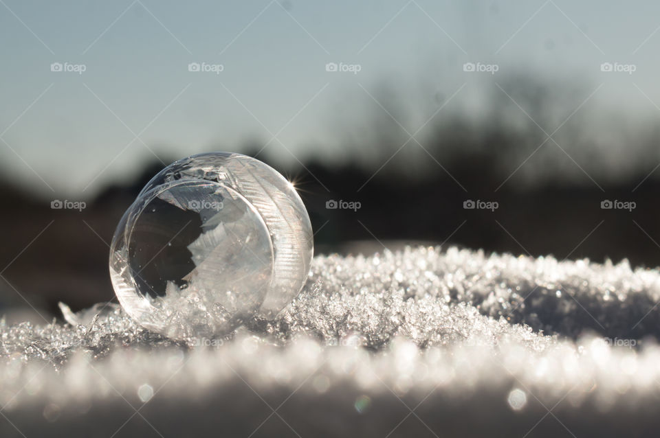 Frost bubbles