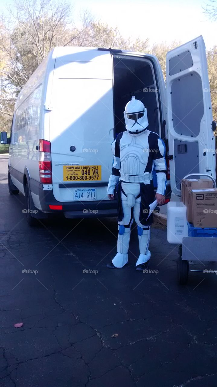 Our regular delivery guy