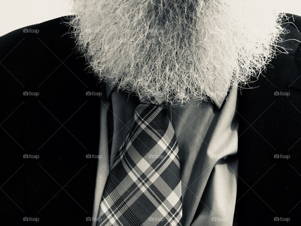 Man fashion with beard 