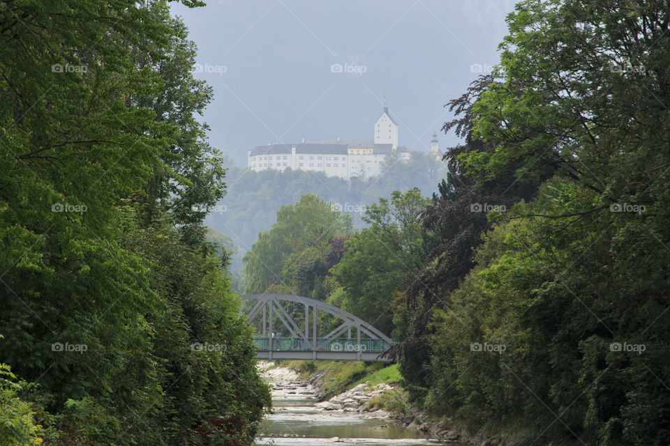 View of a bridge over river
