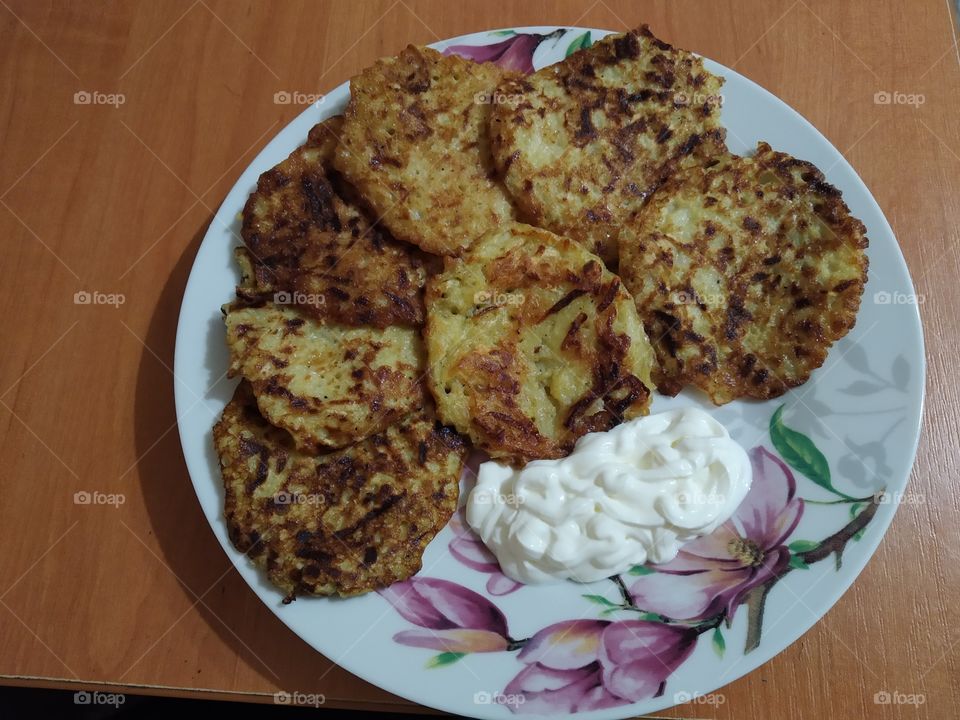 pancakes with zucchini