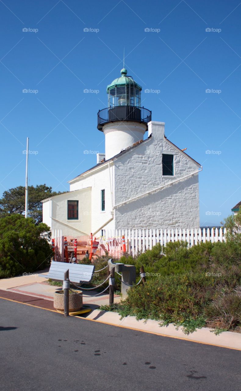 Old Point Loma Lighthouse, Cabrillo, CA, USA