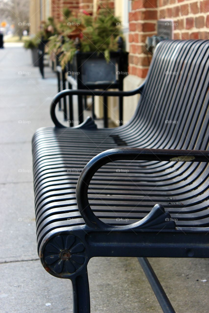 Empty bench