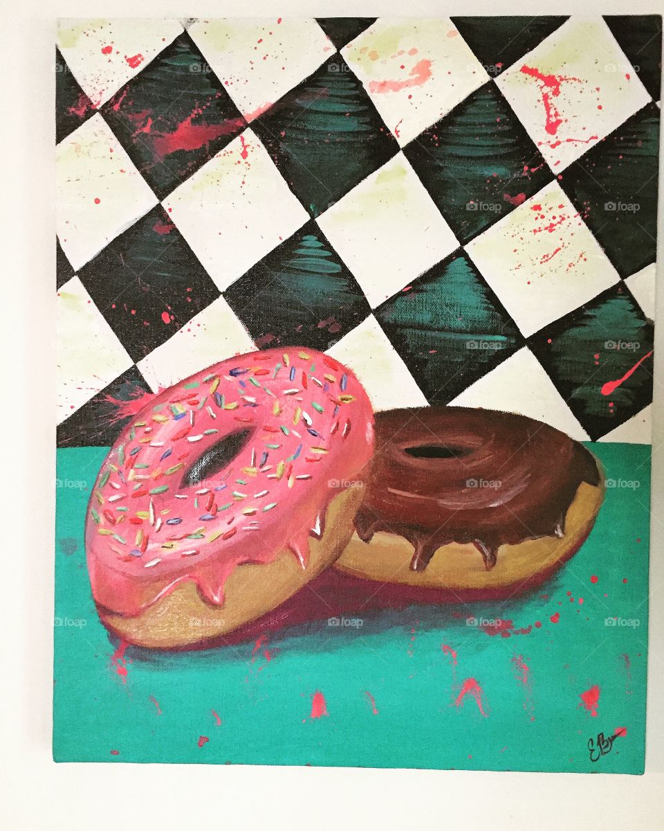 Donut painting 