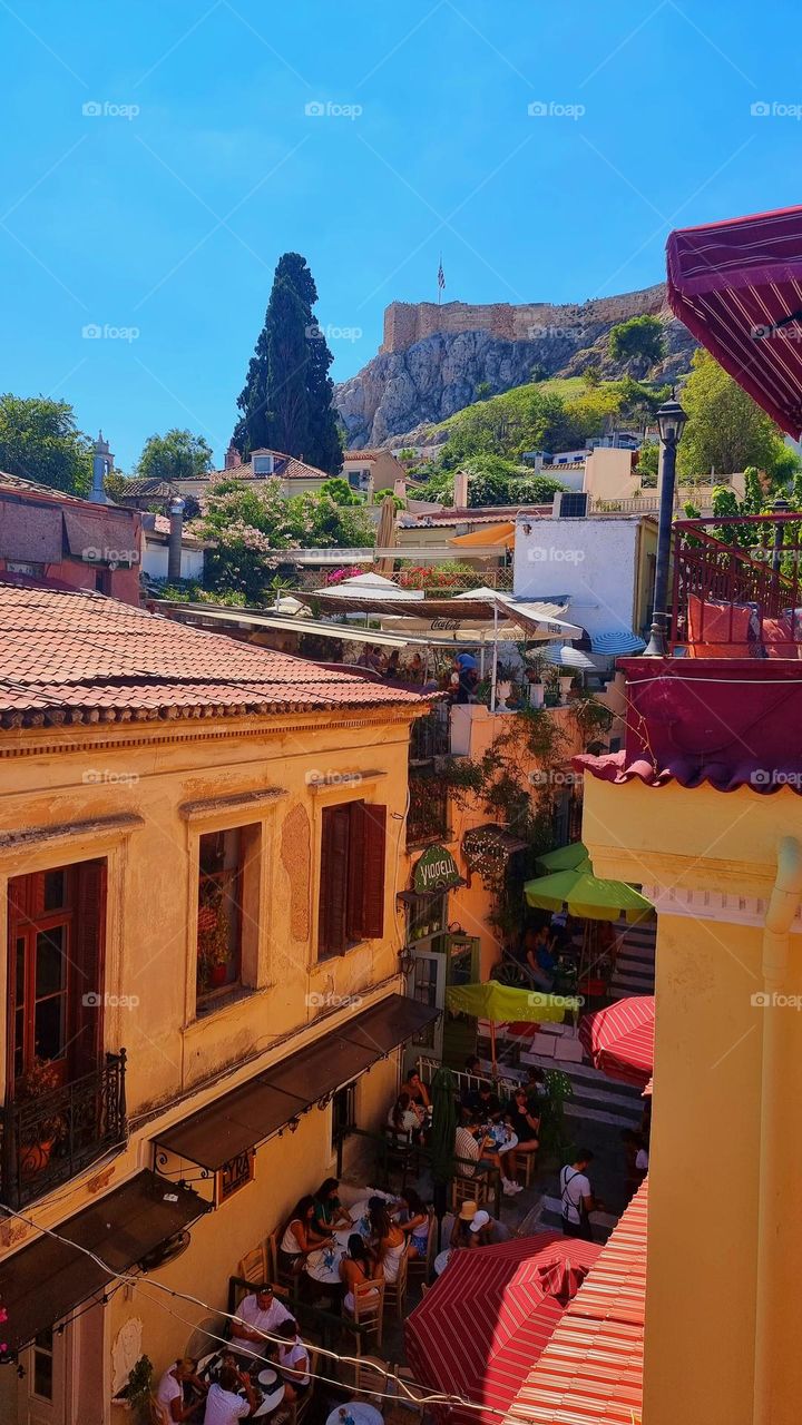 Monastiraki near to Acropolis of Athens