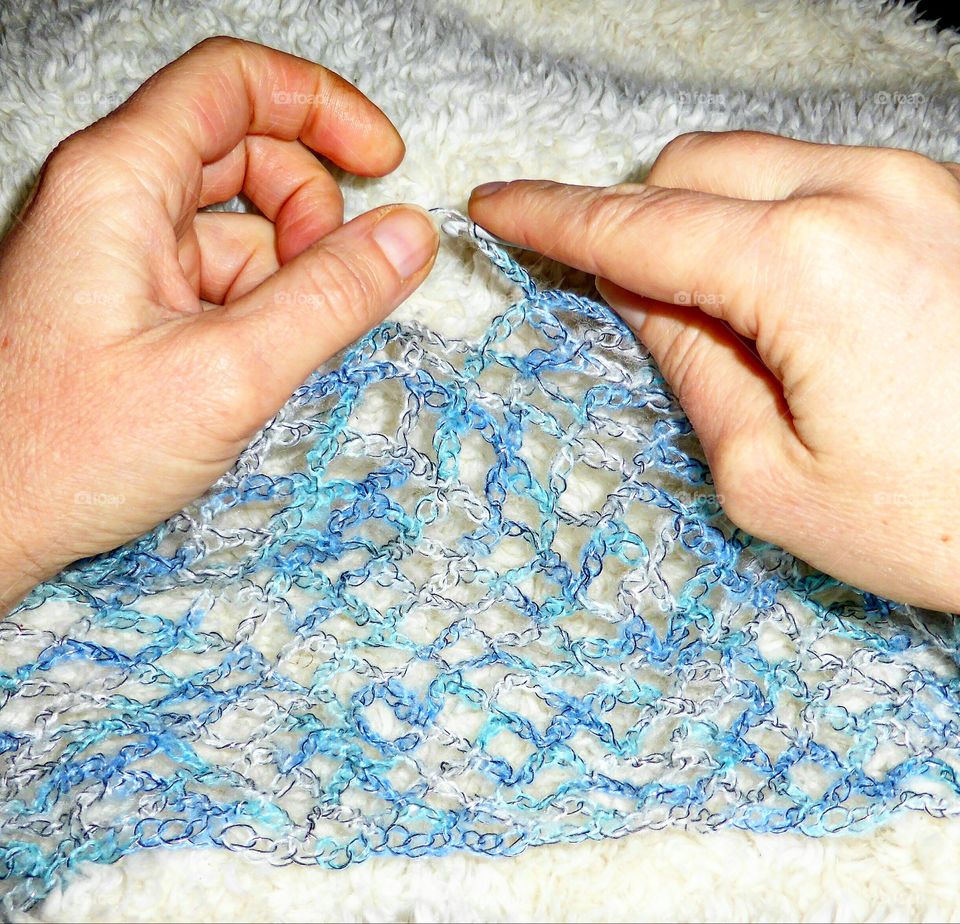 crocheting