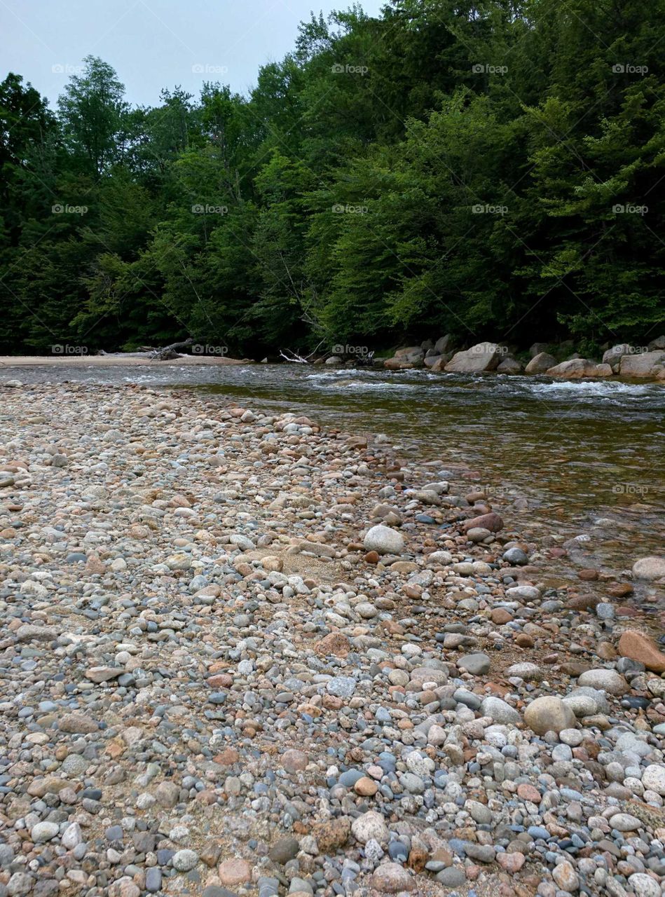 Water, No Person, Nature, Rock, River