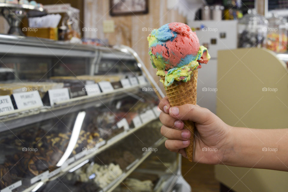 Ice Cream Cone at the Sweet Shop