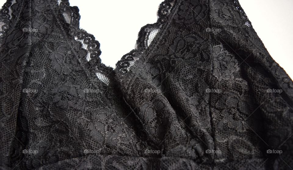 Black lace top