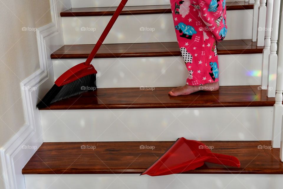 Sweeping staircase