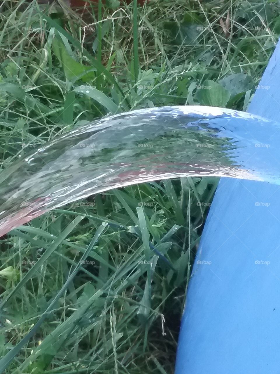 Water closeup /Pool draining