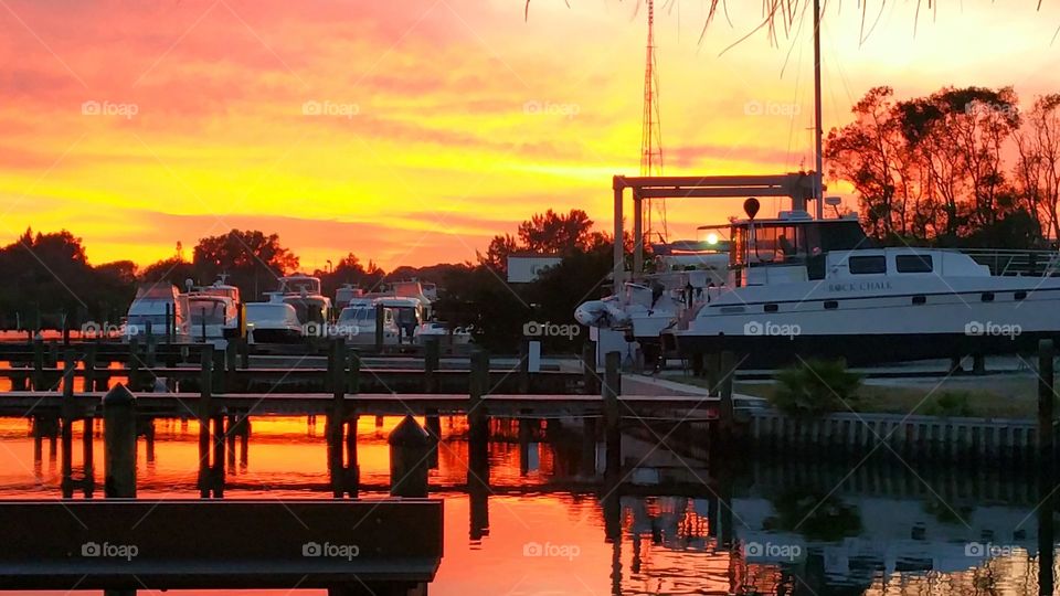 Golden hour. Magical time of day
