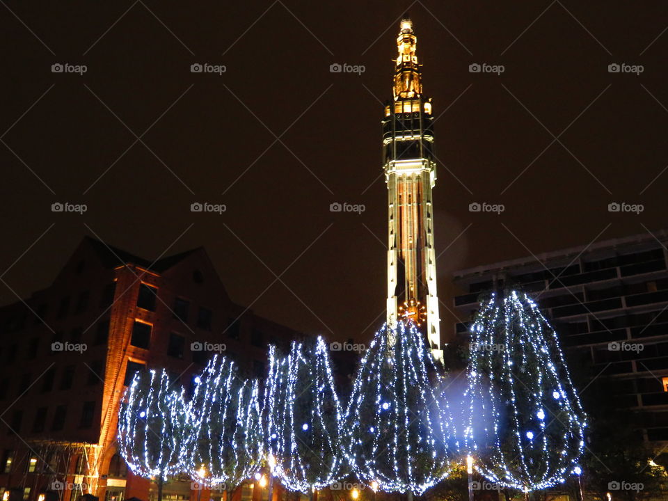 Christmas decorations in Lille