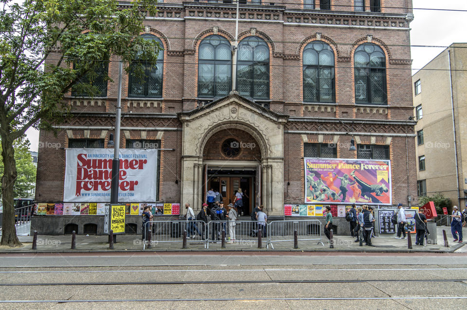 Paradiso Building At Amsterdam The Netherlands 2018. Summer Forever Festival