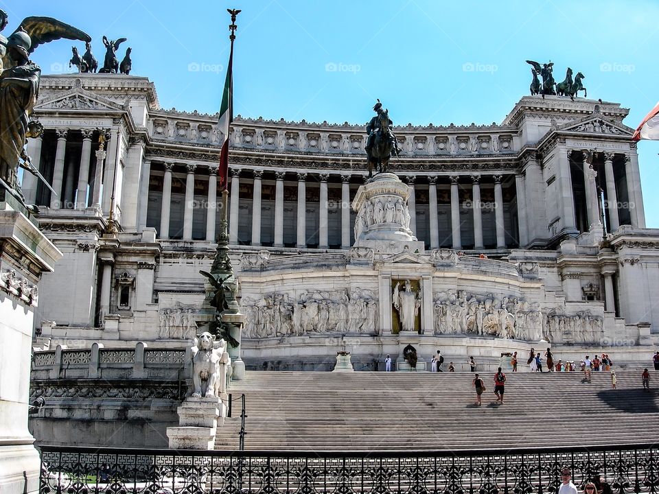 Monumento Victor Manuel II. Monumento a Victor Manuel II, Altare della Patria (Roma - Italy)