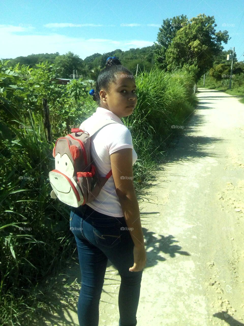 today is a very nice and sunny day and I am on my way to summer classes and I am very excited.