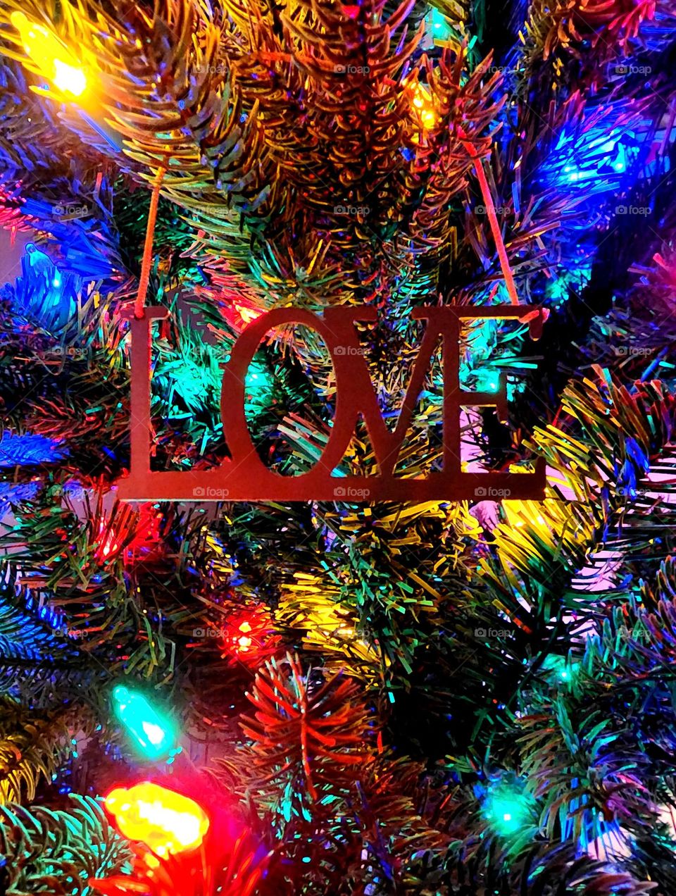 A Christmas ornament sums up the feeling of this magical season